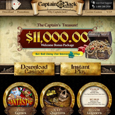 Captain Jack Casino Games