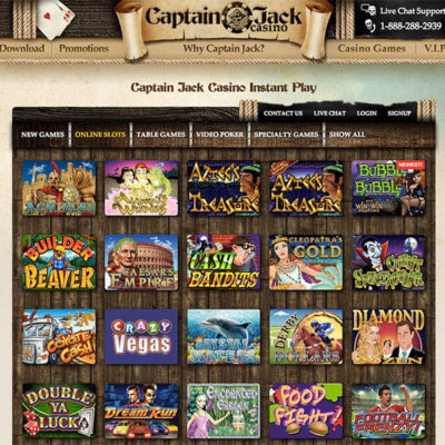 Captain Jack Casino slots