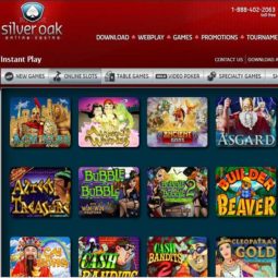 Silver Oak Casino Games